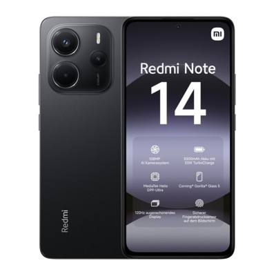 MÓVIL XIAOMI REDMI NOTE 14 8+256G NEGRO