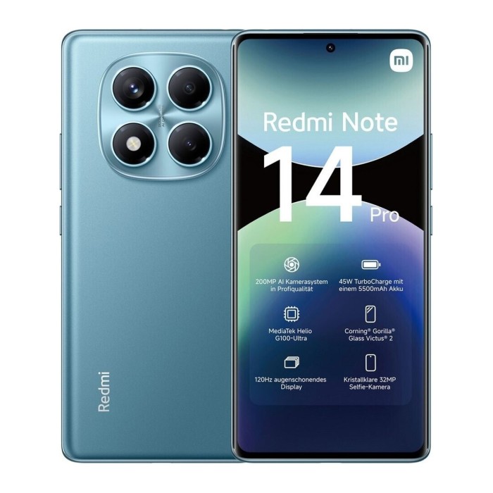 MÓVIL XIAOMI REDMI NOTE 14 PRO 4G 8+256G AZUL