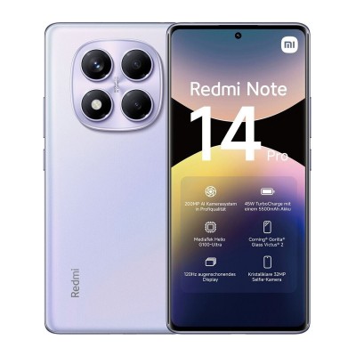 MÓVIL XIAOMI REDMI NOTE 14 PRO 4G 8+256G MORADO