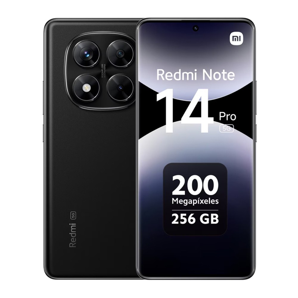 MÓVIL XIAOMI REDMI NOTE 14 PRO 5G 8+256G NEGRO
